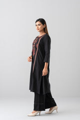 Smart Fit Pintuck-Detailed Palazzo - Mystika
