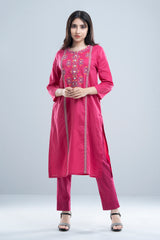 Smart Fit Embroidered Ethnic Kurta