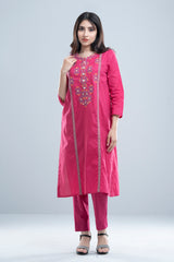 Smart Fit Embroidered Ethnic Kurta