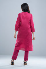 Smart Fit Embroidered Ethnic Kurta