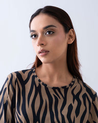 Relaxed Fit Printed Short Sleeve T-shirt