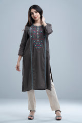 Smart Fit Embroidered Ethnic Kurta