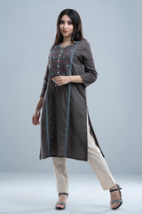 Smart Fit Embroidered Ethnic Kurta