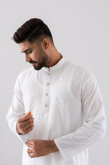 Regular Fit Embroidered Semi-Formal Panjabi