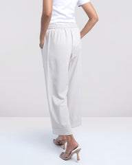 Regular Fit Embroidered Pants - Mystika