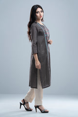 Smart Fit Embroidered Ethnic Kurta