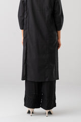 Smart Fit Pintuck-Detailed Palazzo - Mystika