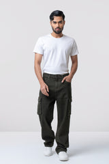 Baggy Fit Green Jeans