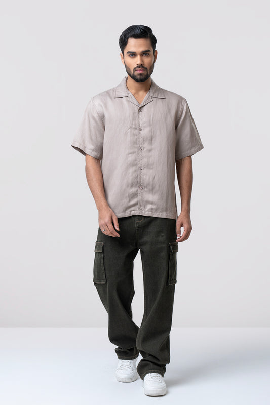 Relaxed Fit Solid Casual Shirt