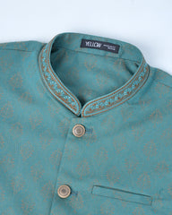 Regular Fit Embroidered Semi-Formal Waistcoat