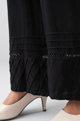 Smart Fit Pintuck-Detailed Palazzo - Mystika