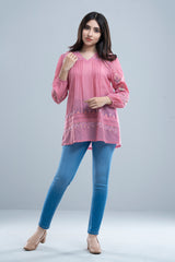 Regular Fit Georgette V-Neck Fashion Top