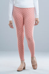 Allover Printed Viscose-Spandex Leggings