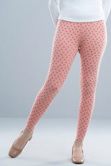 Allover Printed Viscose-Spandex Leggings