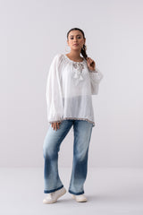 Oversized Fit Cotton Fashion Top