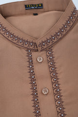 Regular Fit Embroidered Semi-Formal Kabli Set