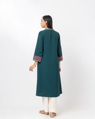 Smart Fit Embroidered One-Piece Ethnic Kurta