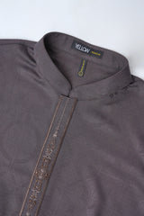 Regular Fit Embroidered Semi-Formal Panjabi