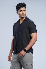 Regular Fit Solid Casual Shirt