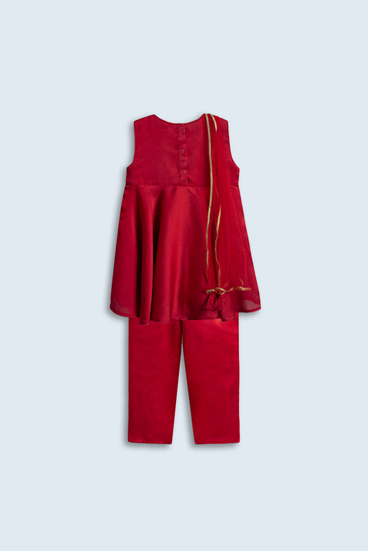 Newborn Girls Ethnic Partywear Set (6-18 Months)