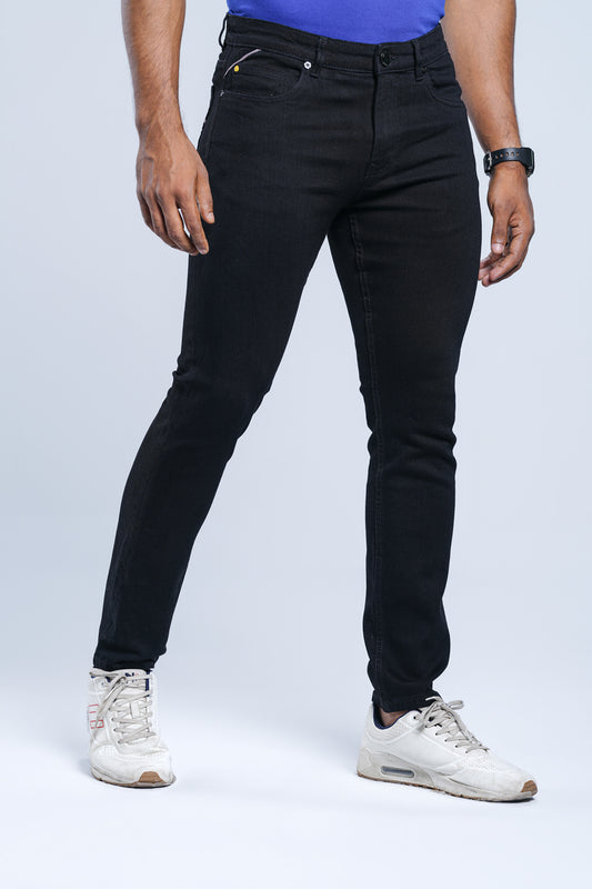 Slim Fit Black Selvedge Jeans