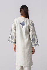 Relaxed Fit Embroidered and Printed Two-Piece Semi-Formal Ethnic Set