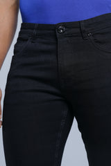 Slim Fit Black Selvedge Jeans
