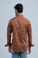 Slim Fit Printed Casual Shirt