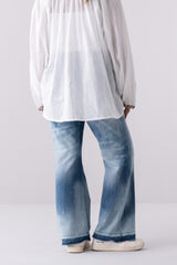 Slim Fit Bell Bottom Denim