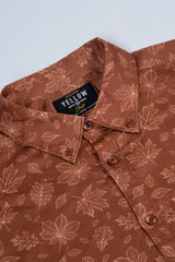 Slim Fit Printed Casual Shirt