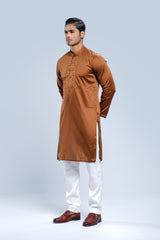 Regular Fit Dobby Fabric Semi-Formal Panjabi