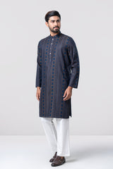 Regular Fit Jacquard Semi-Formal Panjabi