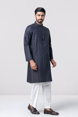 Regular Fit Jacquard Semi-Formal Panjabi