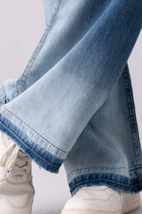 Slim Fit Bell Bottom Denim