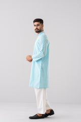 Regular Fit Embroidered Semi-Formal Panjabi