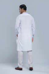 Regular Fit Embroidered Semi-Formal Panjabi