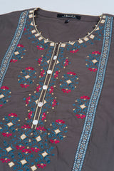 Smart Fit Embroidered Ethnic Kurta