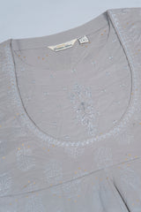 Smart Fit Embroidered Two-Piece Lawn with Silk Dupatta