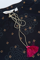 Relaxed Fit Three-Piece Lawn with Printed Palazzo