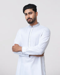 Regular Fit Embroidered Semi-Formal Kabli Set