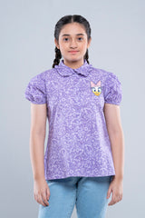 Junior Girls Western Fashion Top (10-14 Years) - Disney