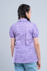 Junior Girls Western Fashion Top (10-14 Years) - Disney