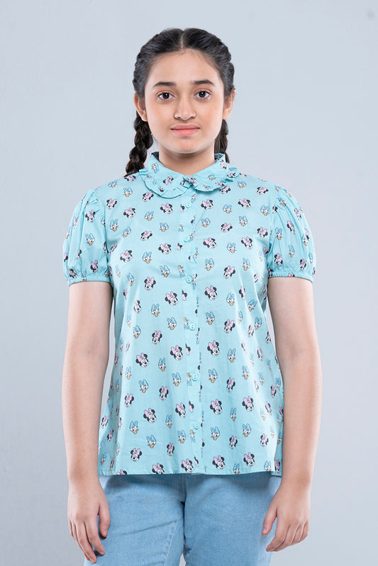 Junior Girls Western Fashion Top (10-14 Years) - Disney