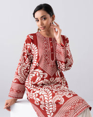 Relaxed Fit Printed One-Piece Lawn Kurta