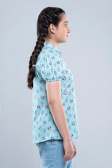 Junior Girls Western Fashion Top (10-14 Years) - Disney