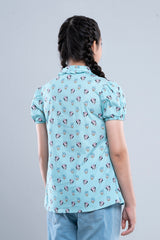 Junior Girls Western Fashion Top (10-14 Years) - Disney