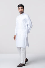 Regular Fit Jacquard Cotton Semi-Formal Panjabi