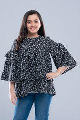 Junior Girls Western Fashion Top (10-14 Years)