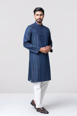 Regular Fit Jacquard Cotton Semi-Formal Panjabi
