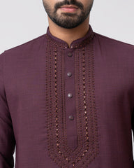 Regular Fit Embroidered Formal Panjabi